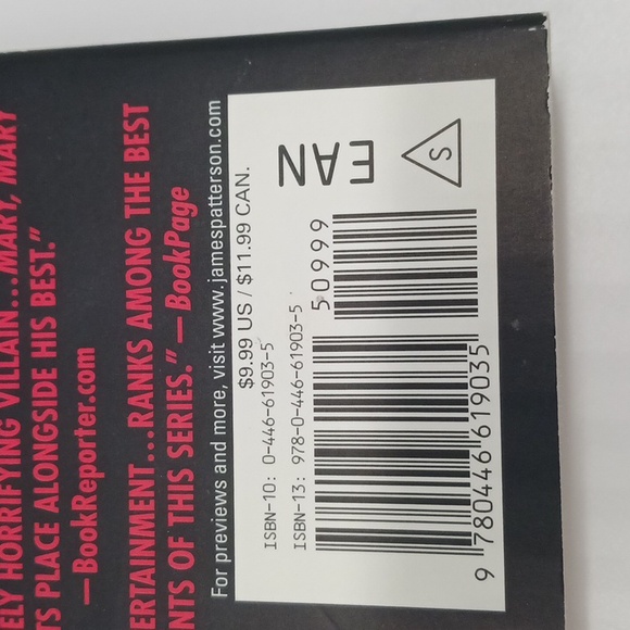 James Patterson Alex Cross Series Lot of 2 Paperback Books: Mary Mary and Cross - Picture 14 of 14